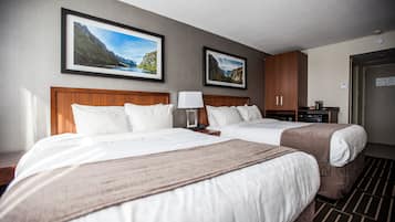 Desk, blackout drapes, iron/ironing board, free WiFi