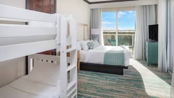 Premium bedding, down duvets, pillow-top beds, in-room safe