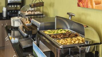 TĂ€gliches inbegriffenes FrĂŒhstĂŒcksbuffet