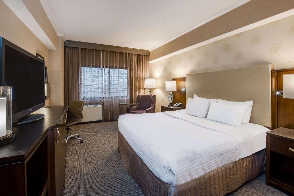 Premium bedding, pillow-top beds, in-room safe, desk