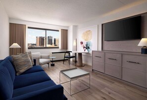 Premium bedding, pillow-top beds, in-room safe, desk