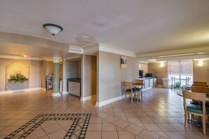 Sitteområde i lobbyen