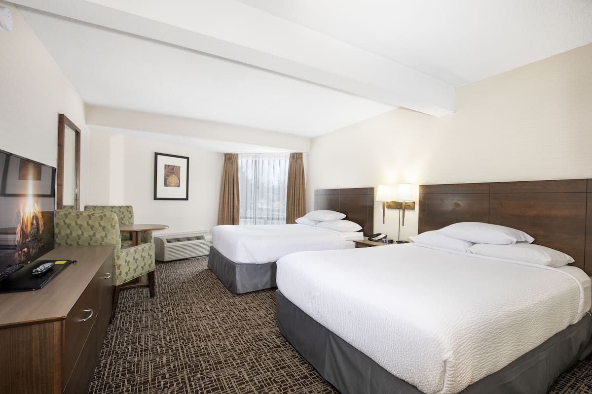 Room, 2 Queen Beds, Non Smoking | In-room safe, desk, blackout drapes, soundproofing