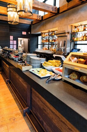Daily to-go breakfast for a fee