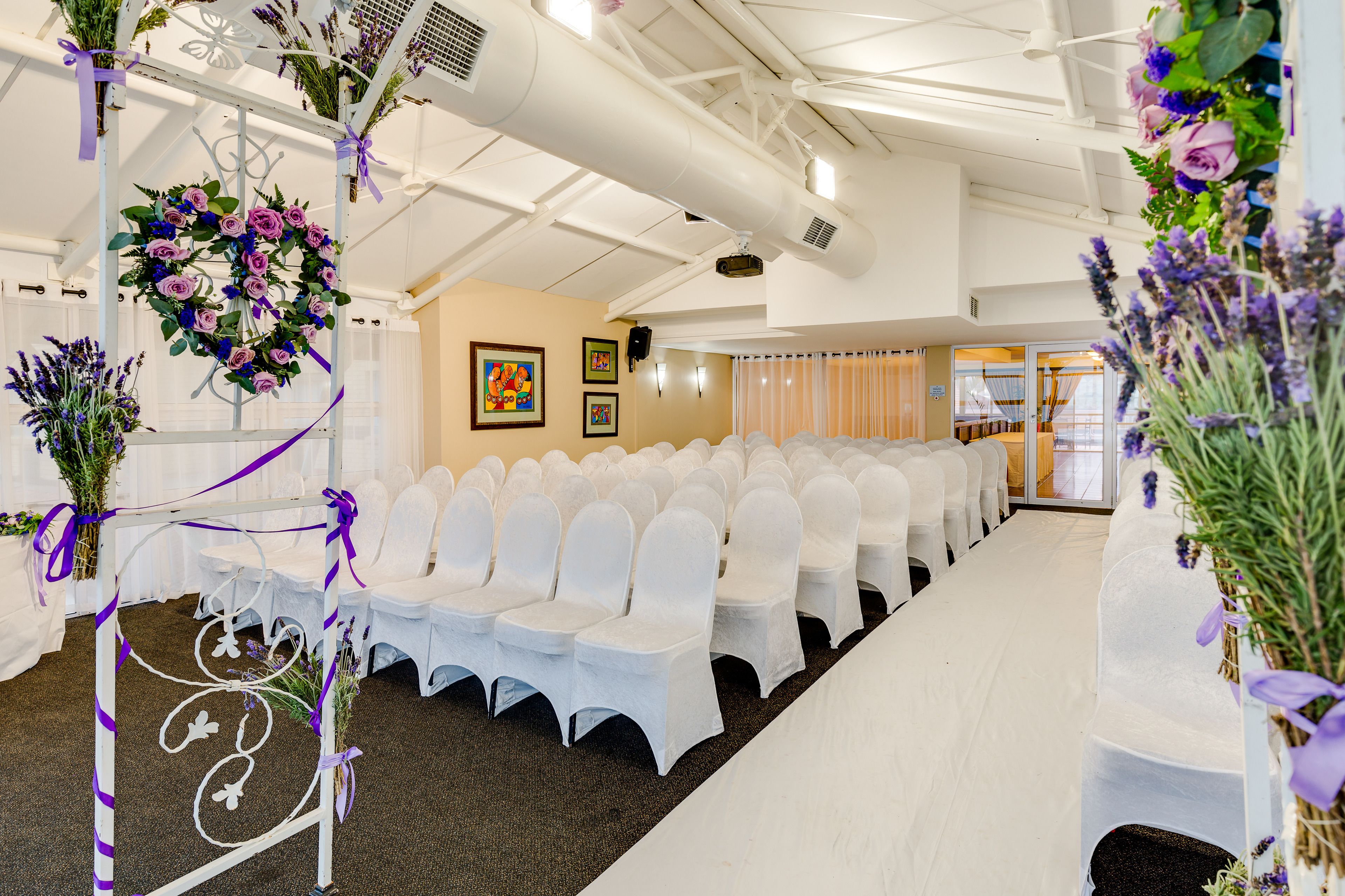 indoor wedding