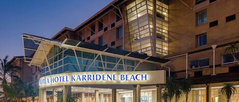 Blick von der Unterkunft