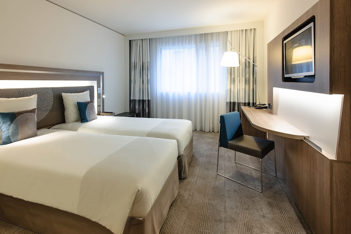 superior twin room, 2 single beds | premium bedding, in-room safe, desk, laptop workspace