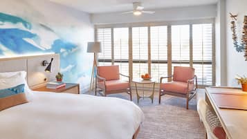 Premium bedding, pillowtop beds, in-room safe, desk