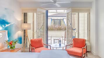 Chambre, 1 trÚs grand lit, accessible aux personnes à mobilité réduite (Courtyard) | Literie de qualité supérieure, surmatelas