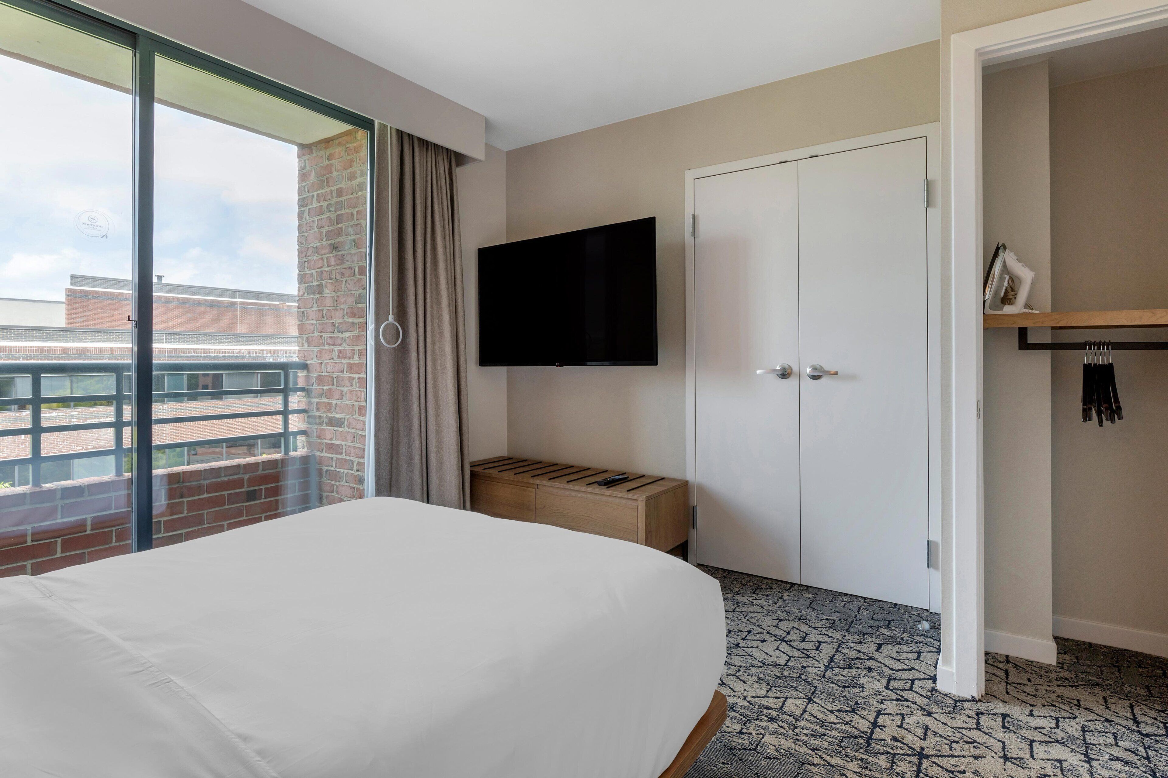 1 bedroom, hypo-allergenic bedding, in-room safe, desk