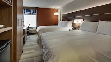 Standard Room, 2 Queen Beds | In-room safe, desk, iron/ironing board, free cots/infant beds