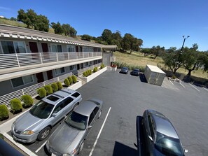 Vue sur la ville depuis l’hébergement