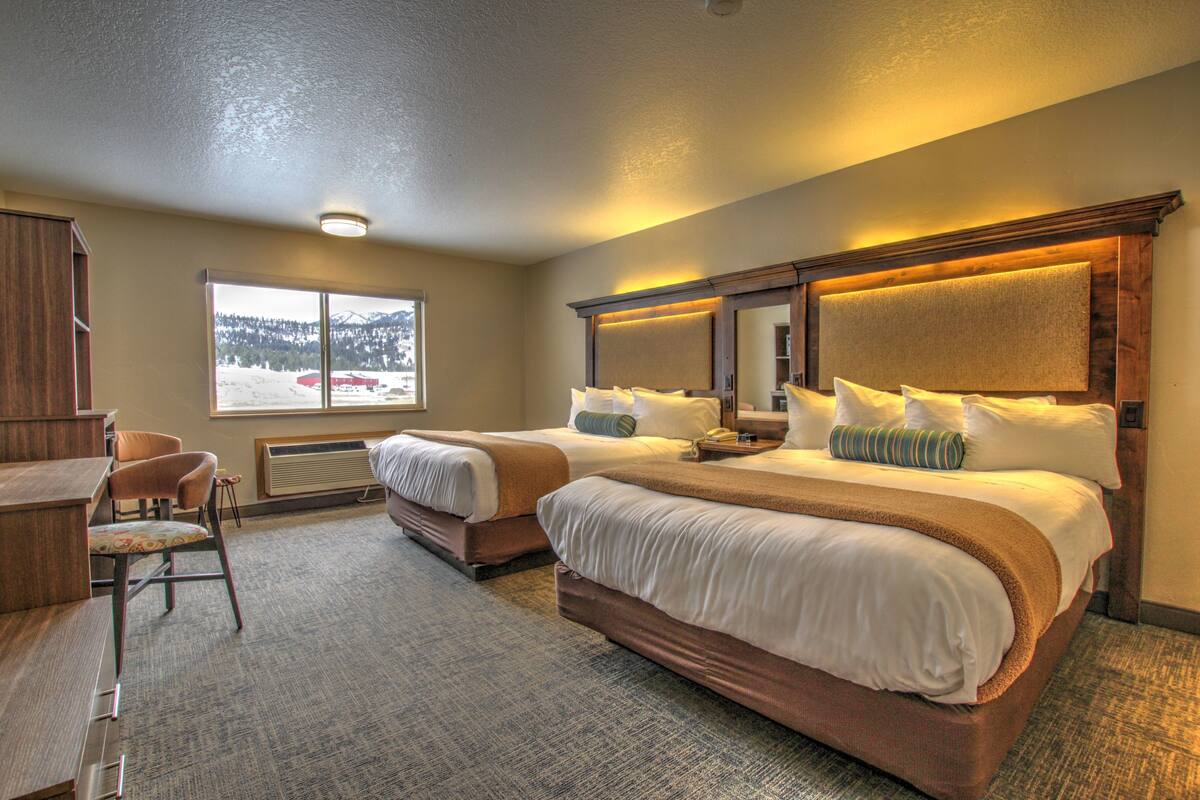 Deluxe Room, 2 Queen Beds | Pillowtop beds, in-room safe, desk, blackout drapes