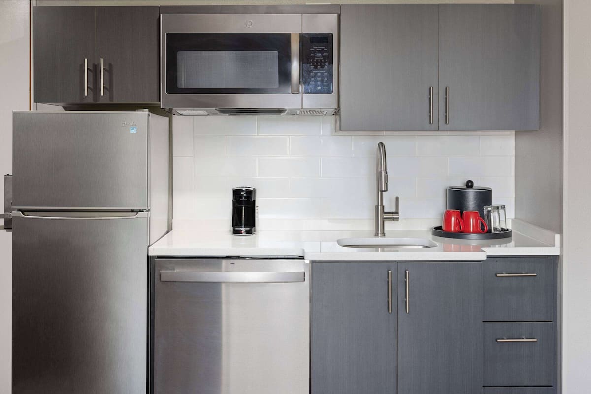 superior room, 1 king bed with sofa bed, non smoking (kitchenette) | desk, blackout curtains, iron/ironing board, cots/infant beds