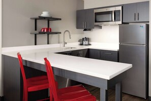 Room, 2 Queen Beds, Non Smoking (Kitchenette) | Desk, blackout drapes, iron/ironing board, cribs/infant beds