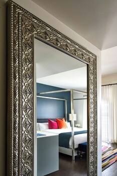 Premium bedding, pillowtop beds, in-room safe, desk at Hotel Colonnade Coral Gables, Autograph Collection