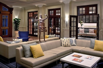 Hotel entrance and lobby at Hotel Colonnade Coral Gables, Autograph Collection