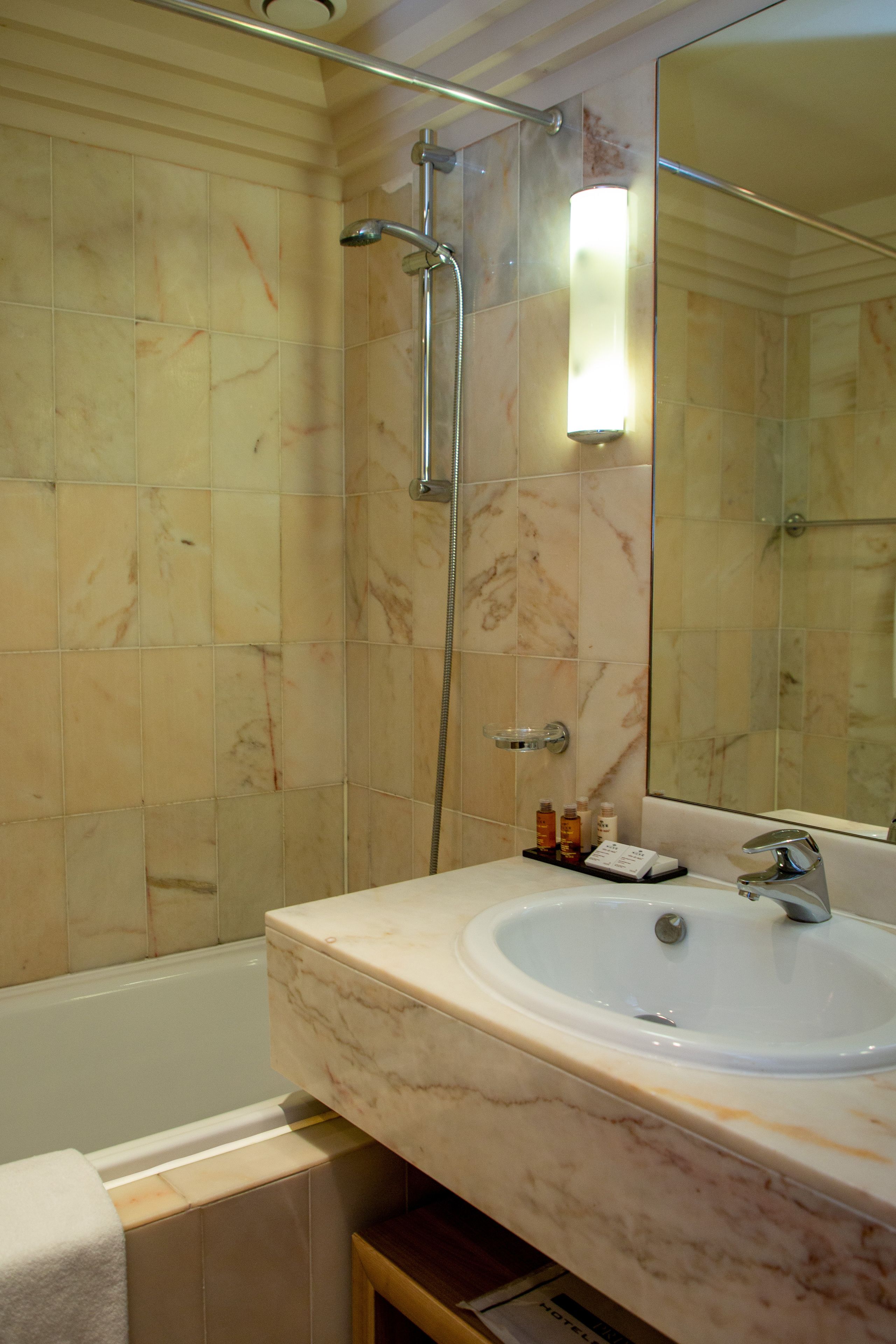 shower, free toiletries, hair dryer, bathrobes