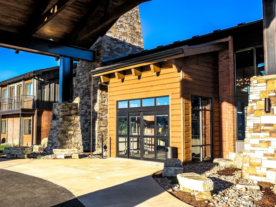 Entrada de la propiedad