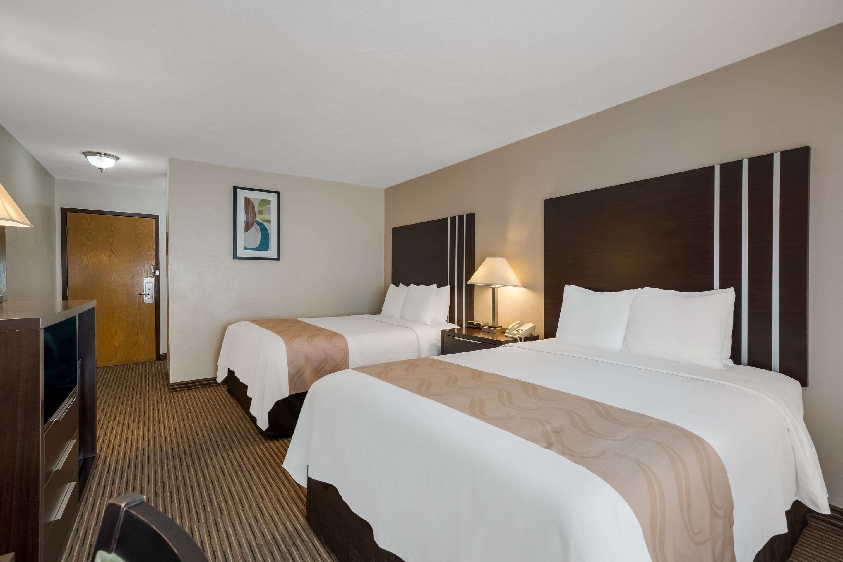 standard room, 2 queen beds, non smoking | iron/ironing board, free wifi, bed sheets