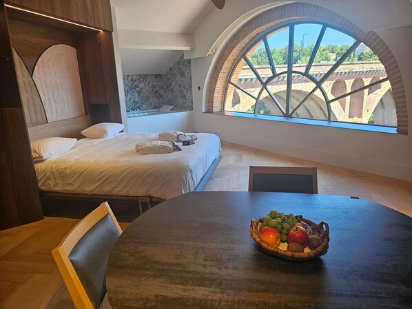 Minibar, desk, blackout curtains, soundproofing