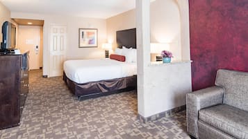 Suite, 1 King Bed with Sofa bed, Non Smoking | Desk, iron/ironing board, free cribs/infant beds, rollaway beds