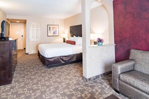 Suite, 1 King Bed with Sofa bed, Non Smoking | Desk, iron/ironing board, free cribs/infant beds, rollaway beds - Clarion Inn Elmhurst - Oak Brook near I-88, I-290, I-294 (Elmhurst)