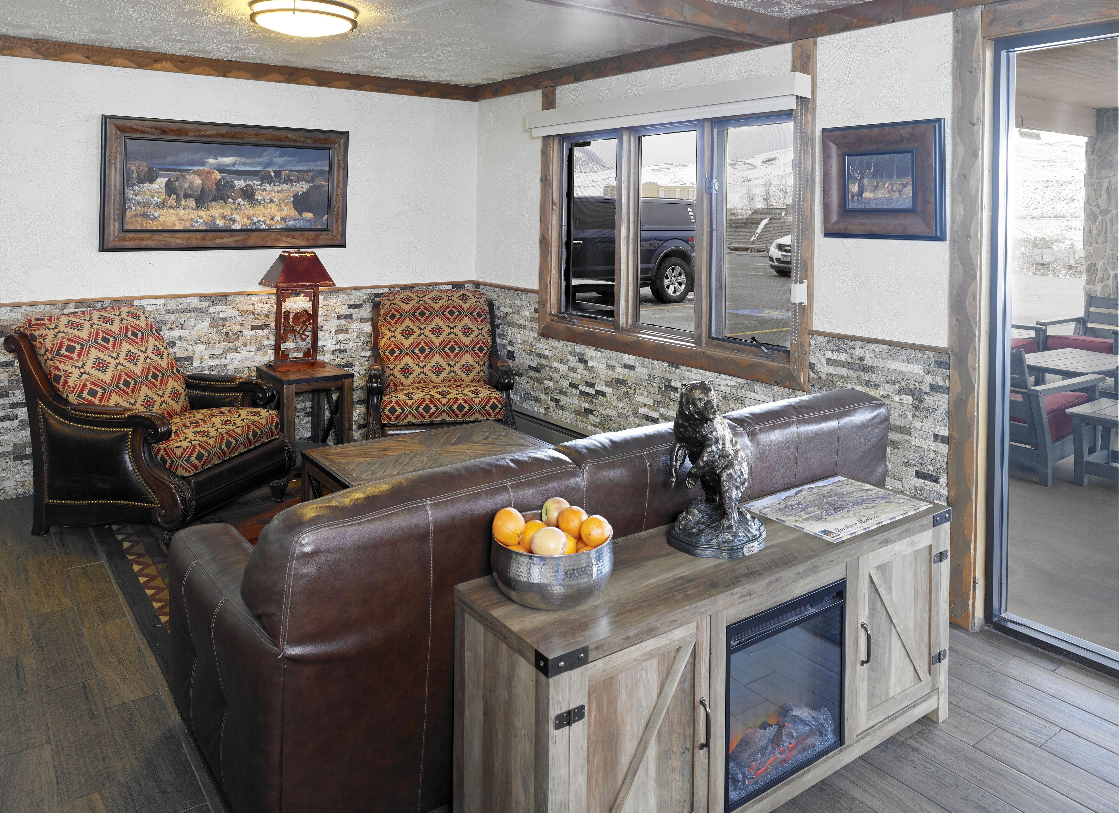 Lobby sitting area