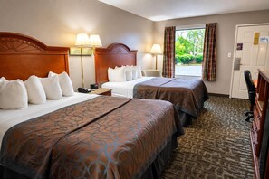 Standard Room, 2 Queen Beds, Accessible, Non Smoking | Desk, laptop workspace, iron/ironing board, free WiFi - Days Inn by Wyndham Apple Valley Pigeon Forge/Sevierville (Sevierville)