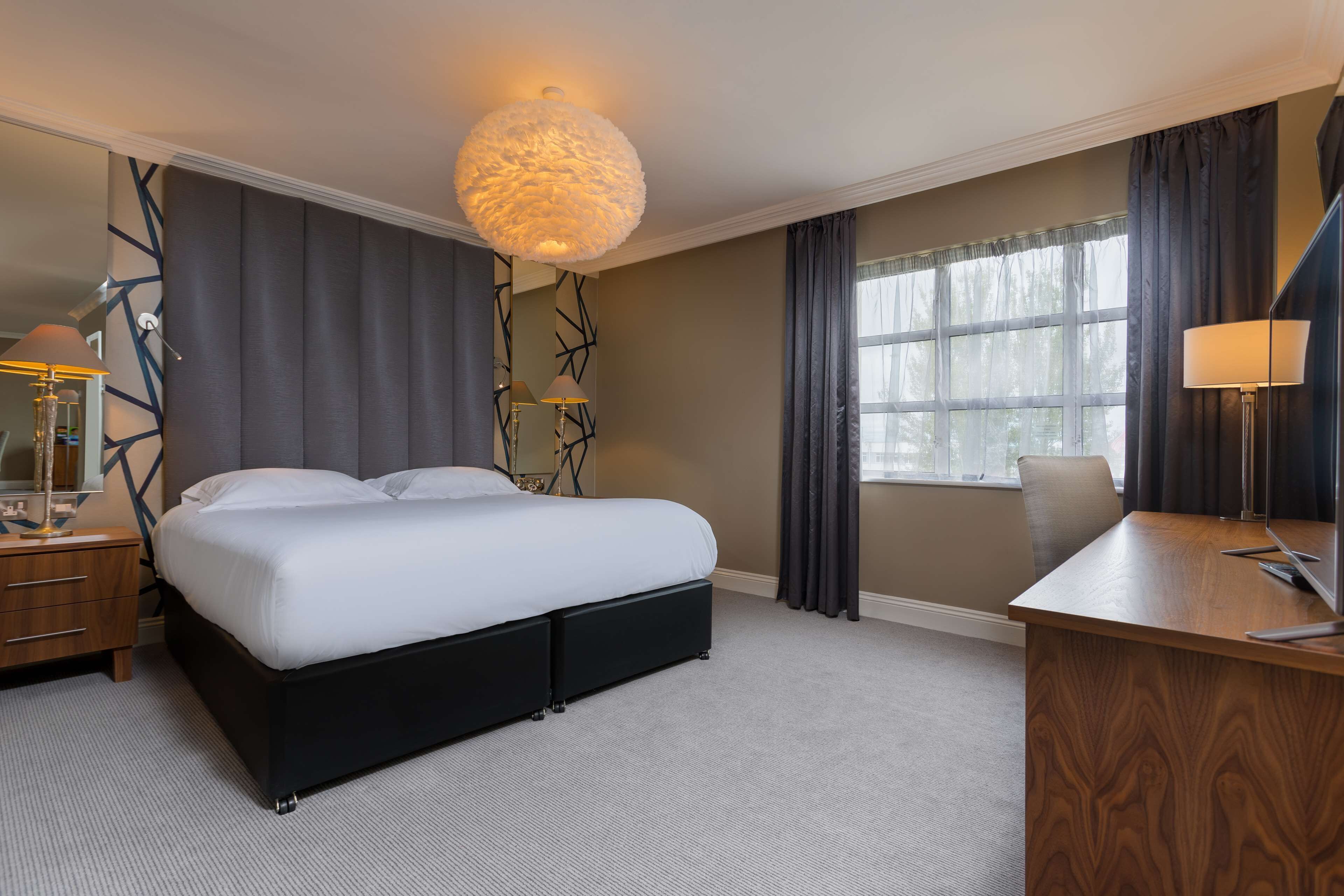 in-room safe, desk, blackout curtains, iron/ironing board