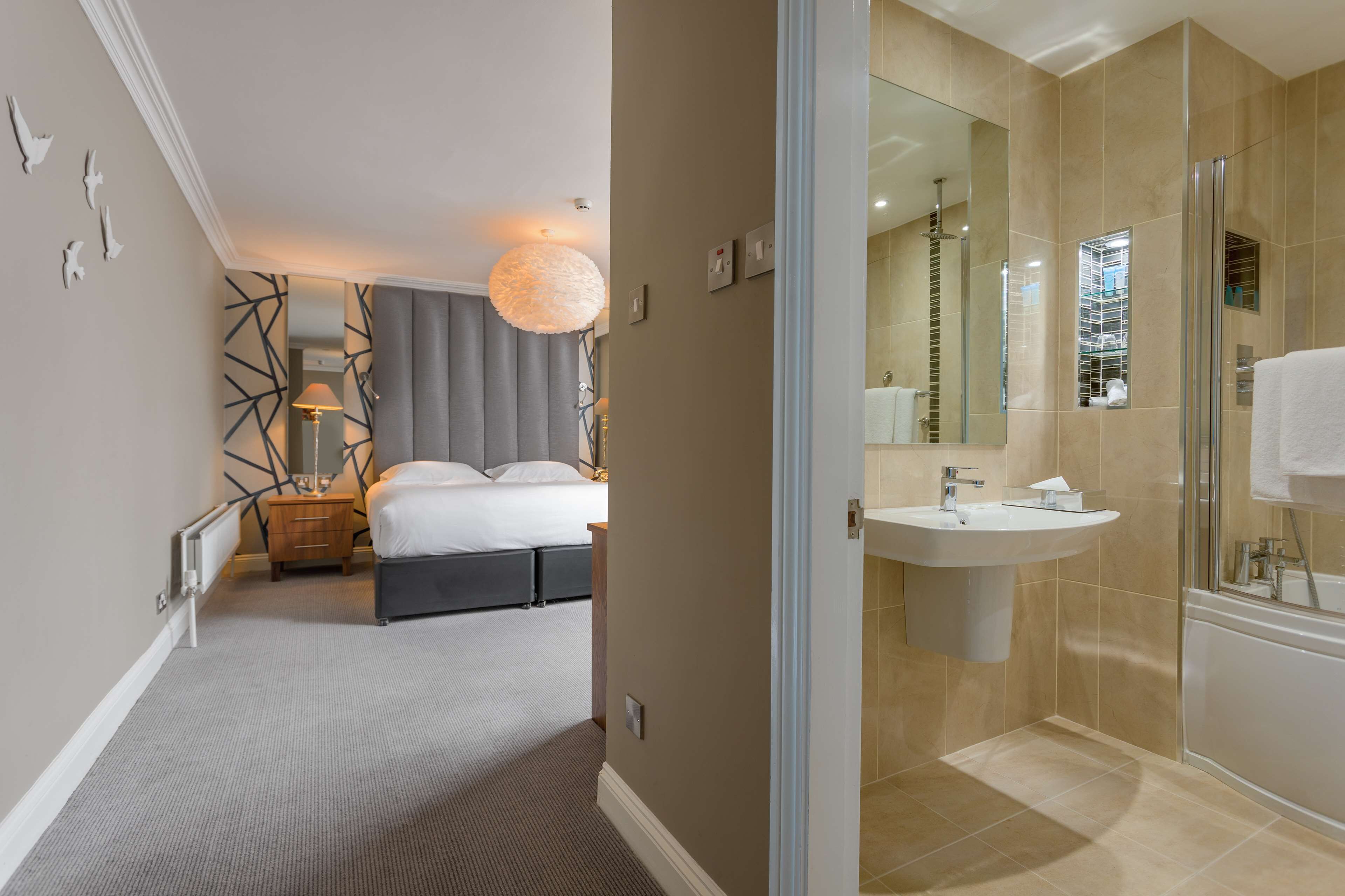 in-room safe, desk, blackout curtains, iron/ironing board