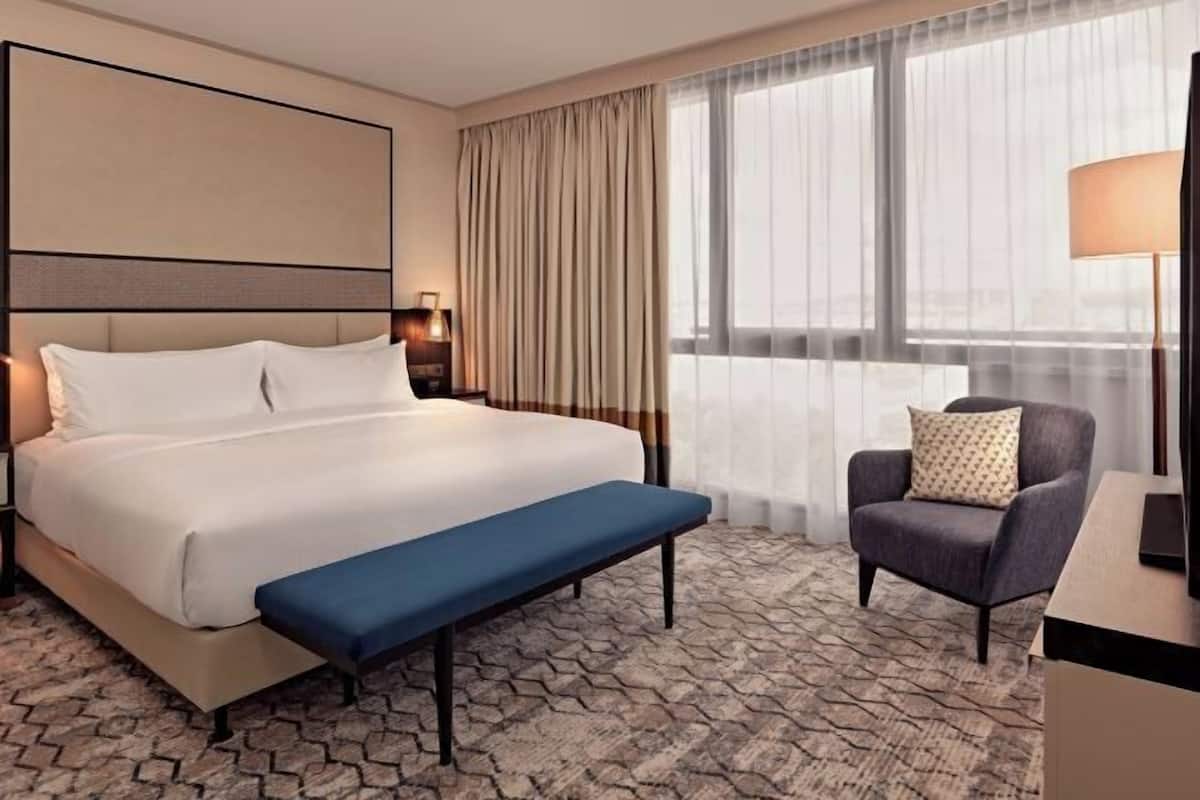1 bilik tidur, peralatan tempat tidur premium, peti besi dalam bilik