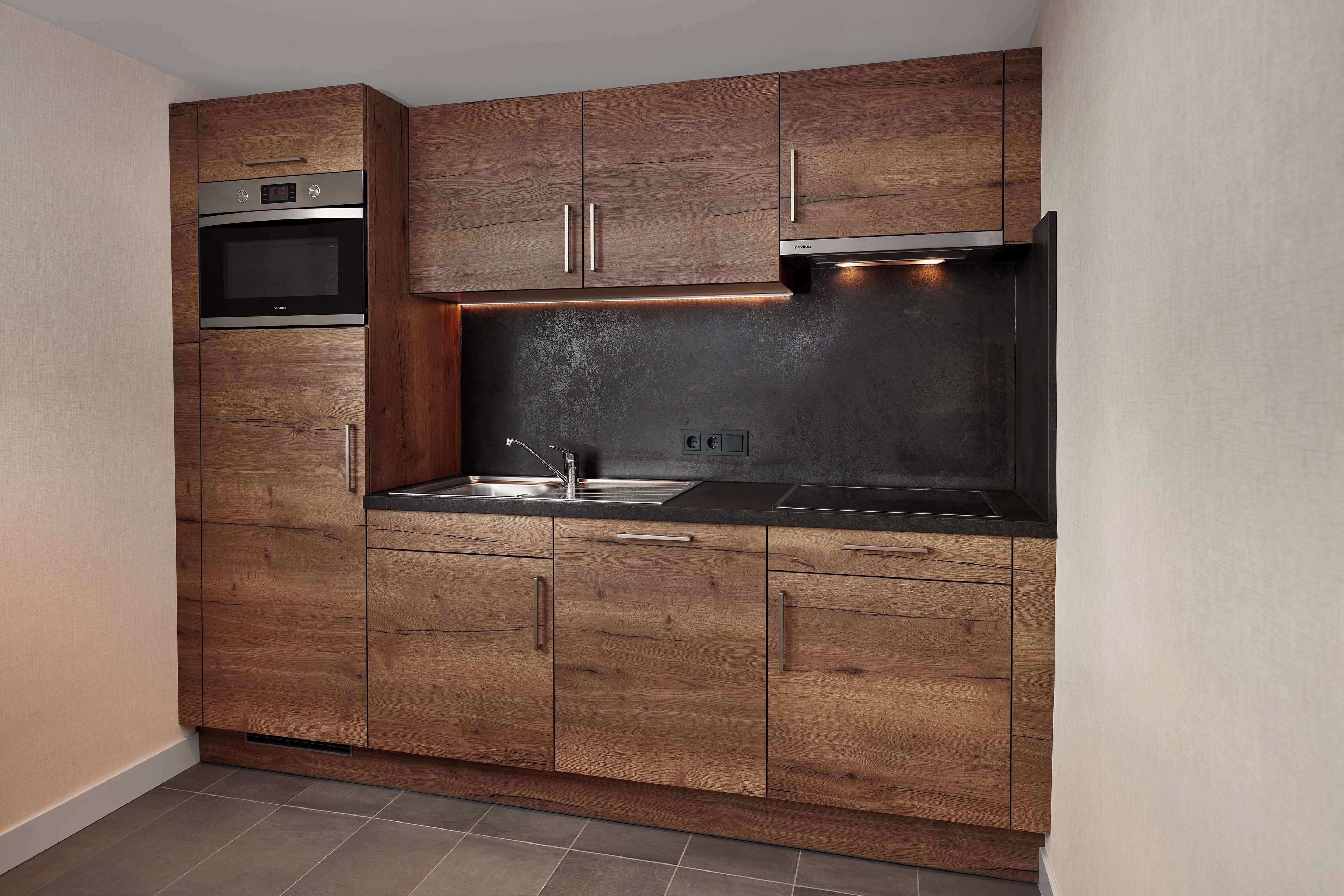 mini-fridge, microwave, dishwasher, electric kettle