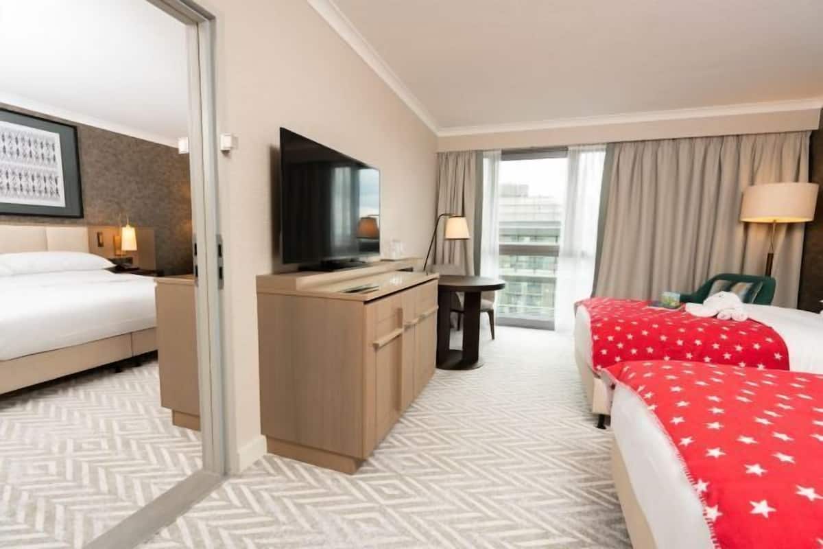 1 bilik tidur, peralatan tempat tidur premium, peti besi dalam bilik
