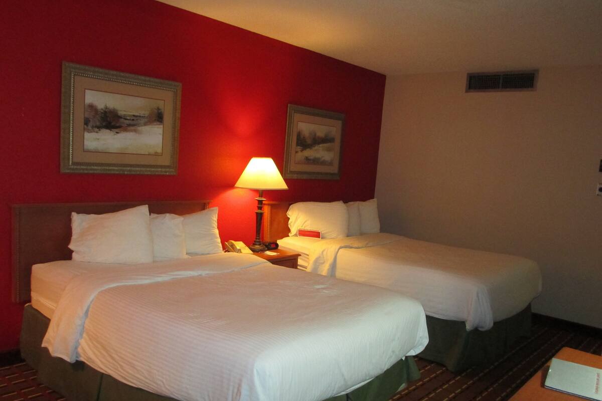 Deluxe Double Room, 2 Double Beds | Premium bedding, in-room safe, desk, blackout drapes