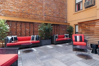Patio, balcany or terrace at Hotel Triton