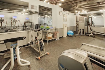 Fitness center at Hotel Triton