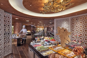 Daily buffet breakfast (EUR 55 per person)