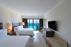 Premium bedding, down comforters, pillowtop beds, minibar