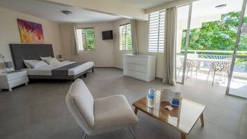 Junior Suite vue mer | Coffres-forts dans les chambres, bureau