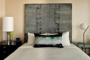 1 bedroom, Frette Italian sheets, premium bedding, down duvets