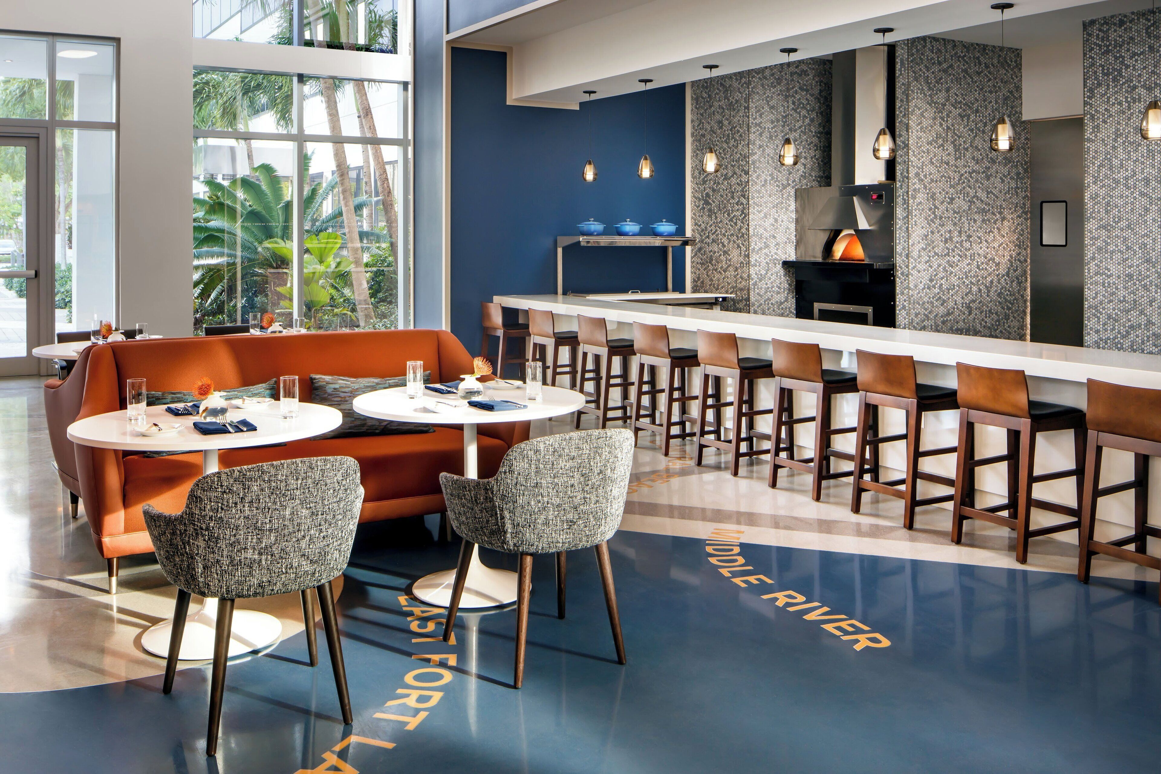 breakfast, lunch and dinner served