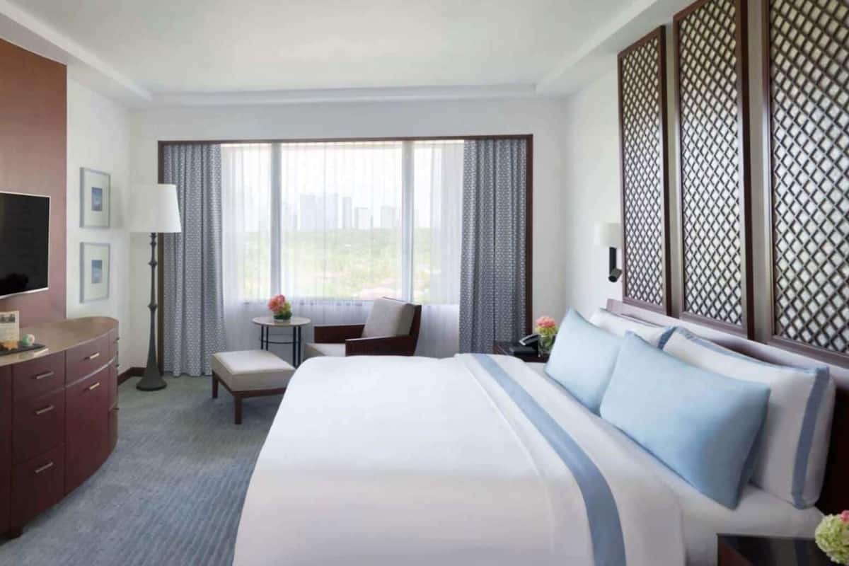 Ropa de cama de alta calidad y minibar