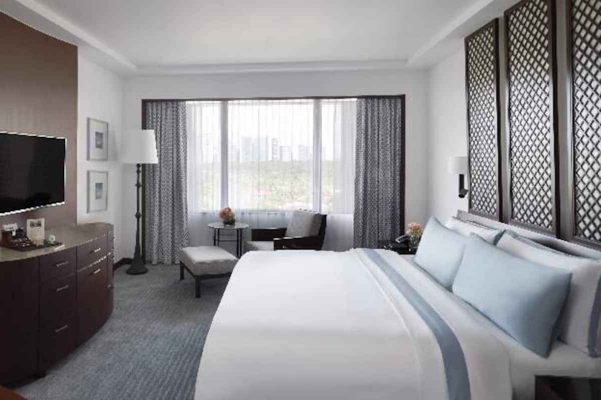 Ropa de cama de alta calidad y minibar