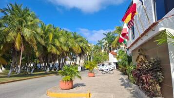 Façade de l’hébergement