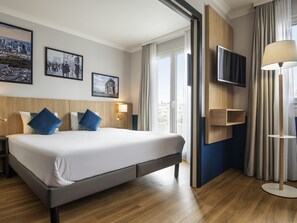 Apartment, 1 Bedroom | In-room safe, desk, soundproofing, iron/ironing board