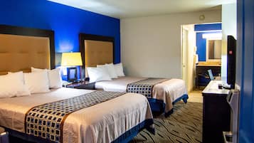 Standard Room, 2 Queen Beds | In-room safe, desk, iron/ironing board, free WiFi