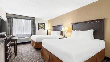 Chambre Standard, 2 grands lits, non-fumeurs | Bureau, espace de travail pour ordinateur portable