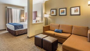Phòng Suite, 1 giường cỡ king và sofa giường, không hút thuốc, bồn tắm thủy lực