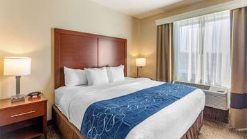 Desk, blackout drapes, iron/ironing board, free WiFi